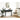 Lanuza Spisebordsstol fra House Nordic i natur / Sort – billede 7