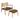 House Nordic – Olvera Loungestol & Fodskammel, Natur/Brun - Bolig og Haven