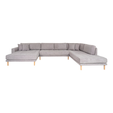 Lido U-Sofa Åben Ende fra House Nordic i mørkegrå