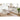 Annecy Spisebord, keramisk bordplade/stål, travertin/sand, Ø120x76 cm - Bolig og Haven