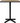 House Doctor Cafe bord Stripe Støvet rose Beige
