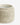 Nordal - AOBA krukke, L, cement – hvid – Ø21 × H18 cm