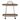House Nordic - Empoli Barvogn – 2 Hylder – Brun Stål – 27,5 x 60 x 64 cm - Bolig og Haven