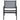 PEM GARDEN ARMCHAIR WITH ARMREST ALUMINIUM BLACK