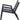 PEM GARDEN ARMCHAIR WITH ARMREST ALUMINIUM BLACK