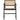 GUNN DINING CHAIR RATTAN/WOOD BLACK