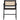 GUNN DINING CHAIR RATTAN/WOOD BLACK
