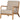 MARK ARMCHAIR WOVEN FABRIC NATUREL