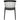 BLISS GARDEN CHAIR WITH BARS PLASTIC BLACK