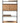 Rivoli Bogreol Naturlig Eg, 90x38x180 cm