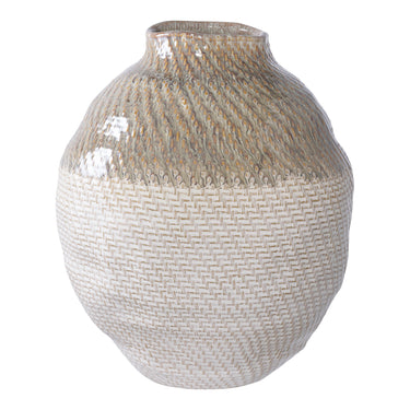 Vase fra House Nordic i hvid / Grøn