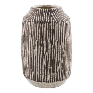 Vase fra House Nordic i brun / Hvid