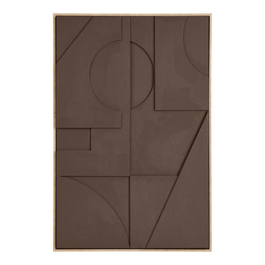 Isabella Relief Vægdekoration fra House Nordic i brun