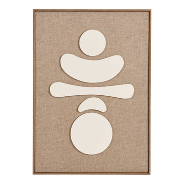 Diva Relief Vægdekoration fra House Nordic i brun / Beige