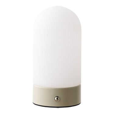Ashford Bordlampe fra House Nordic i beige / Hvid