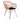 House Nordic - Trieste Stol - 2 stk. Naturligt polyrattan med hynde - Bolig og Haven