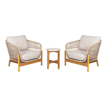 Terracina Havemøbelsæt fra House Nordic i brun / Beige