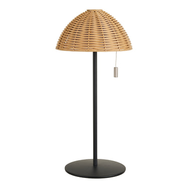 Wigan Bordlampe fra House Nordic i natur / Sort