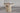 Venture Home - Krille – sidebord i travertinlook – Ø60×45 cm - Bolig og Haven