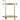 PUSH TROLLEY METAL ANTIQUE BRASS
