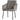 MOUNT DINING CHAIR WITH ARMREST COARSE WOVEN FABRIC TAUPE