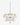 Nordal - PALMA lysekrone – messing/hvid – Ø74 × H68 cm