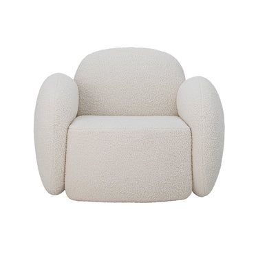 Bloomingville - Zanno Loungestol, Hvid, FSC® Mix, fyrretræ - L110 × H80 × B90 cm