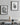 Nordal - HAND illustration med ramme – sort – B30 × H40 cm
