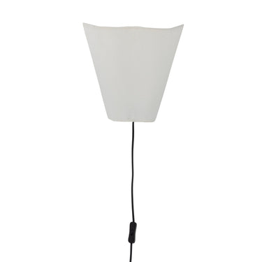 Bloomingville - Janese Væglampe, Hvid, Papir - L28 × H28 × B14 cm