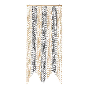 Bloomingville - Loopi Gardin, Sort, Bambus - L90 × H200 × B1 cm