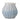 Bloomingville - Esra Vase, Blå, Stentøj - L21,5 × H22 × B13 cm