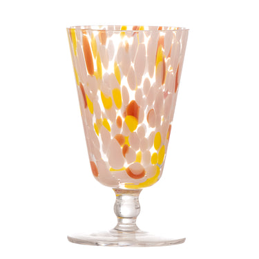 Bloomingville - Lilya Vinglas, Rosa, Glas - Ø8 × H14,5 cm