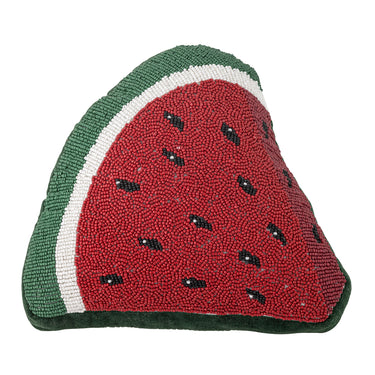 Bloomingville - Senga Pude, Rød, Bomuld - L30 × H30 × B4 cm