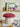 Bloomingville MINI Lue Puf, Rød, Polyester - Bolig og Haven