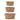 Bloomingville - Barba Kurv, Natur, Vandhyacint - L33 × B19 × H16/L39 × B25 × H18/L45 × B32 × H20 cm, sæt med 3