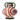 Bloomingville - Betiva Vase, Multifarvet, Stentøj - Ø23,5 × H25,5 cm