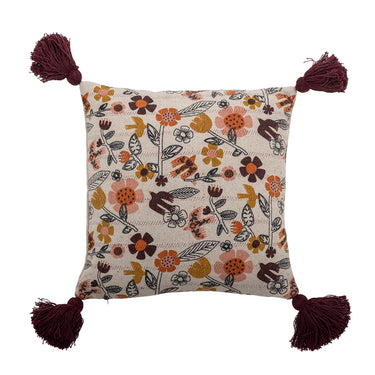 Bloomingville - Vivielle Pude, Multifarvet, Bomuld - L45 × B45 cm