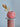 Bloomingville - Morwen Vase, Rosa, Stentøj - Ø22 × H16 cm