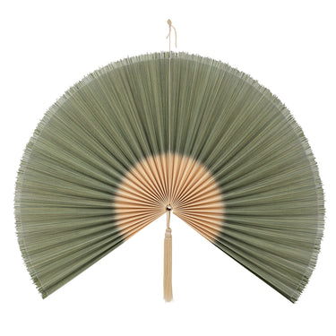 Bloomingville - Jaime Vægdekoration, Grøn, Bambus - L145 × H110 cm