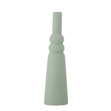 Bloomingville - Isolde Vase, Grøn, Stentøj - Ø7,5 × H28,5 cm