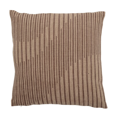 Bloomingville - Witham Pude, Brun, Bomuld - L45 × B45 cm