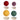 Bloomingville - Vista Skål, Multifarvet, Stentøj - Ø12 × H6/Ø14 × H6/Ø16 × H6/Ø18 × H6 cm, sæt med 4