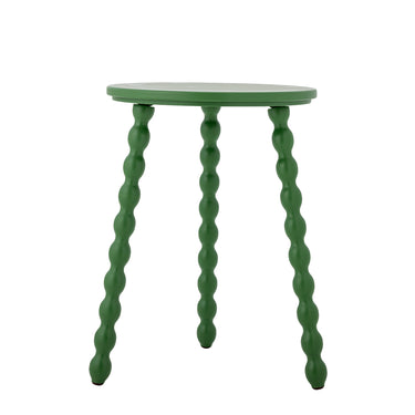Bloomingville - Salino Sidebord, Grøn, Fyrretræ - Ø41 × H53 cm