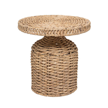 Bloomingville - Camo Sidebord, Natur, Vandhyacint - Ø46 × H46 cm