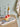 Bloomingville - Abrielle Serveringsbræt med kniv, Hvid, Marmor - L42 × H1,5 × B20 cm, sæt med 2
