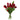 Bloomingville - Tulip Buket, Rød, Kunstige Blomster - Ø21 × H35 cm