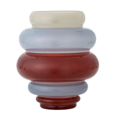 Bloomingville - Annhelene Vase, Multifarvet, Glas - Ø21 × H24 cm