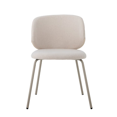 Bloomingville - Ponte Spisebordsstol, Grå, polyester - L53 × H77 × B55 cm