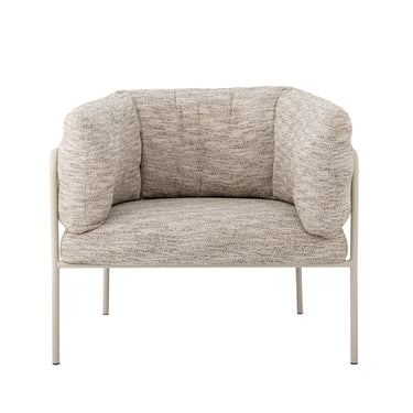 Bloomingville - Karel Loungestol, Natur, FSC® 100% krydsfiner - L88 × H75 × B80 cm