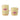 Bloomingville - Sassy Lysestage, Gul, Stentøj - Ø5 × H5/Ø5 × H7 cm, sæt med 2